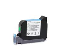 XGdEKA Cartuccia di inchiostro per solventi ecologici JS12M 12. 7mm compatibile con stampanti a getto d'inchiostro portatile non crittografati con una adesione(Green)