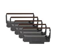 XGdEKA Nastro di stampa inchiostro compatibile per ERC30 ERC34 ERC38 funziona con TM-U200 U200A U200B U200D U210B U210D U220 U220A U220B Stampanti(5 pcs Purple)
