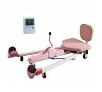 Xgdsnly Allungatore Gambe 180 Gradi Portata Elevata Divaricatore Gambe Facile da Pulire di Flessibilità per Palestra, Rosa, Versione Migliorata con Timer