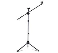 Xgdsnly Asta Microfonica a Giraffa Regolabile in Altezza Asta da con Base Giraffa Robusto Supporto Microfonico per Cantanti, Musicisti