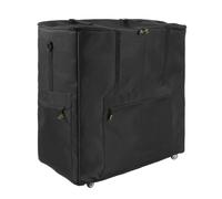 Xgdsnly Borsa da Bici Pieghevole Imbottita Custodia Resistente per Treno, Auto, Borsa Per Bici Pieghevole Mummia Nera Ispessita Con Ruote Per 14-16 Pollici