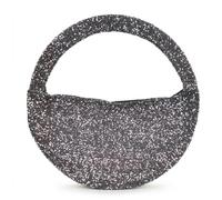 Xgdsnly Borsa Rotonda con Manico Struttura Rigida Pochette Borsa Glitter Scomparto Singolo per Danza, Array, Piccola Anatra Grigia, L