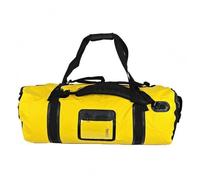 Xgdsnly Borsone Roll-Top Doppio Strato Borsone con Tasca Frontale Trasparente Spallacci Regolabili Sacca Grande, Giallo, Giallo