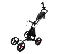 Xgdsnly Carrello da Golf a 4 Ruote Portatile Carrello da Golf Pieghevole Resistente per