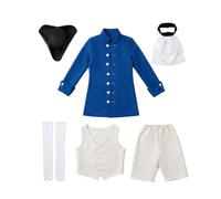 Xgdsnly Costume Coloniale Scenico Costume Storico Comodo Cappello da Cappello a Tre Punte per Recite Scolastiche