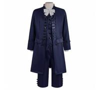 Xgdsnly da Frac con Gilet Vintage Frac Cosplay Completo con Papillon per Cosplayer, Blu, L