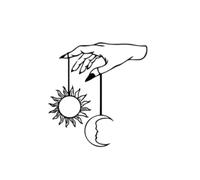 Xgdsnly Decorazione da Parete Supporto e Mezza Minimalista Scultura da Parete Supporto e Mezza Nero per Ingresso