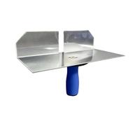 Xgdsnly E 2 in 1 Secchio per Malta, Portatile, in Alluminio, per Miscelare E Applicare Stucco, con Comoda Maniglia, Leggero