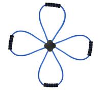 Xgdsnly Elastico a Croce con Maniglie Imbottito Fascia Elastica a 8 Portatile Banda Elastica a 8 per Amanti Del Fitness