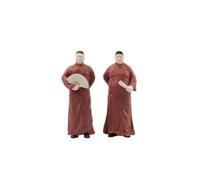 Xgdsnly Figurine in 1:64 Dettagli Realistici Coppia di Miniature Dipinte a Mano Mini Figurine di Persone in Miniatura per Collezionisti, Diorami, Duo Di Comici