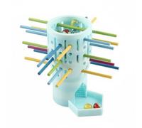 Xgdsnly Gioco di Equilibrio per Bambini Set Impilabile Rimozione Bastoncini Struttura Oscillante con Palline Giocattolo Educativo Interattivo Sviluppa