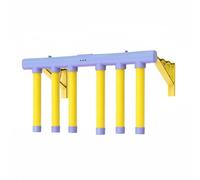 Xgdsnly Gioco di Reazione per Bambini Giocattolo per Riflessi Gioco Caduta Aste Strumento Allenamento Attenzione Sviluppo Abilità Motorie Livelli di, Purple