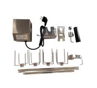 Xgdsnly Girarrosto Elettrico Automatico Girarrosto con Motore Facile da Pulire Utensile per Amanti Del Barbecue, Grigliatori, Cottura Griglia All'aperto