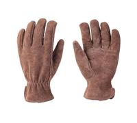 Xgdsnly Guanti in Pelle di Mucca Resistente Guanti con Palmo Rinforzato Robusto Guanto con Palmo Rinforzato per Lavoratori Edili, Saldatura