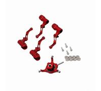 Xgdsnly Industrial Vehicle Set Componenti Elicottero RC Swashplate in Alluminio 6061 con Otto Cuscinetti per Stabilità E Controllo Adatto per Modellismo Aereo Club Volo Riparazioni, Rosso
