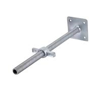 Xgdsnly Livellatrice per Ponggi Sicuro | Galvanizzato, Impalcatura, per Cantiere, 30x460mm, Base Solida