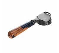 Xgdsnly Manico Portafiltro Staccabile Design Cavo Accessorio da Caffè Osservazione Diretta Del'estrazione Porta Filtro Espresso per Caffettieri, Bar, Nero, Nero Testa Cava + Nero Manico In Resina