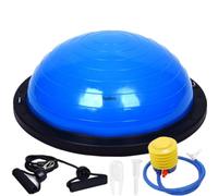 Xgdsnly Mezza Sfera Elastiche Solido P da Equilibrio con Pompa Resistente Pedana Propriocettiva per Atleti, Pratica Posturale, Array, Blu