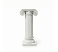 Xgdsnly Mini Colonna Romana Compatta Colonna Romana Decorativa Stabile Colonnina Decorativa per Appassionati di Fai da Te, Diorami, Bianco, Medio 10 4cm