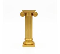 Xgdsnly Mini Colonna Romana Compatta Colonna Romana Decorativa Stabile Colonnina Decorativa per Appassionati di Fai da Te, Diorami, Oro, Medio 10 4cm