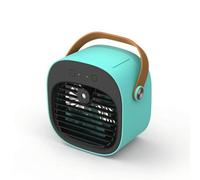 Xgdsnly Mini Ventilatore USB con Umidificatore da Tavolo Raffreddatore D'aria con Umidificatore Energetico Condizionatore Portatile per Ufficio, Array, Blu, 170 X 96 X 167MM