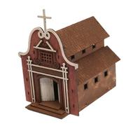 Xgdsnly Modello di Edificio Architettonico in 1:72 Fai da Te, Casa Artigianale, Modello di Scena Architettonica in Miniatura per La Decorazione di Layou, 91056