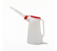 Xgdsnly Oliatore con Graduata Graduato Dispenser di Olio con Beccuccio Antigoccia Bottiglia Beccuccio per Garage, Manutenzione Barca, Red Cap Red Ring