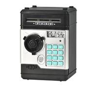 Xgdsnly per Bambini con Password Funzione di Musica Capacità di Risparmio Automatica Adatto a Ragazzi E Ragazze, Argento Nero, Taglia unica bambino