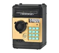 Xgdsnly per Bambini con Password Funzione di Musica Capacità di Risparmio Automatica Adatto a Ragazzi E Ragazze, Oro Nero, Taglia unica bambino
