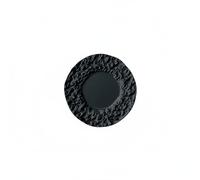 Xgdsnly Piatto per Casa delle Bambole Miniatura Piatto Piattino Ciotolina in Lega Solida con Finitura Realistica Effetto Pietra per Diorami Professionali, Nero, 37-4mm