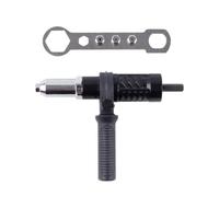 Xgdsnly Rivettatrice con Valigetta | di Conversione Rapida, Adattatore per Rivetti, Chiave di Serraggio Inclusa, Adattatore per Rivetti Ciechi, Officina