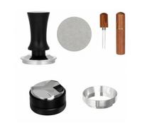 Xgdsnly Set Accessori con Puck Screen Professionale Kit Accessori con Anello Dosatore Manuale Set Pressino e Distributore Caffè per Casa, 51mm