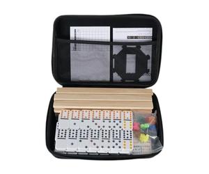 Xgdsnly Set da 91 Pezzi per Bambini E Adulti, Blocchi di Legno Educativi Portatili, Impilamento a, Adatto per L'allenamento della Logica, 91 Tilesdot
