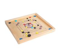 Xgdsnly Set da Biliardo Indiano con Monete | biliardo indiano Board con Pedine, Resistente, Gioco, per Salotto