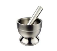 Xgdsnly Set di Mortaio e Pestello con Coperchio Manuale Mortaio e Pestello Compatto Utensile per Cucina, Grande