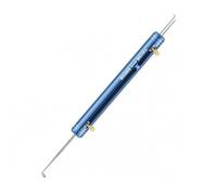 Xgdsnly Slamatore con Annodatore Regolabile, Blu, Strumento Tre In Uno Per La Pesca Annodatore Per Terminali, Posizionatore Di Distanza Dell Amo E Slamatore