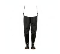 Xgdsnly Stivale Alto Al Ginocchio Resistente Ad Acidi e Sostanze Basiche Stivale Antiscivolo in Gomma Unisex Stivali Al Ginocchio per Uomini, Lavori Agricoli, Nero, 37