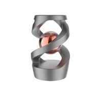 Xgdsnly Trottola da Scrivania Silenzioso Giroscopio con Cuscinetti Portatile Giroscopio in Metallo per Ufficio, Grigio-Oro, Scatola Cinese