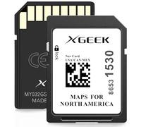 XGEEK Aggiornamento della mappa della scheda SD di navigazione versione aggiornata 2025, accessori 8653 1530 compatibile con GM Chevrolet, Cadillac e Buick. Include mappe per Stati Uniti, Canada e