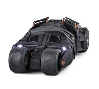 XGFFBAGB 1:18 Per Batmobile Modello Di Auto Giocattolo Il Suono Luce Scorrimento Spray Lega Ornamenti Regali(With box)