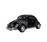 XGFFBAGB 1:18 Per Beetle 1955 Modelli Di Auto Pressofuso In Lega Giocattoli Musica Leggera Pneumatici In Gomma Per Auto Tirare Indietro Veicoli Regali Di Raccolta(Black,No box)