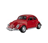 XGFFBAGB 1:18 Per Beetle 1955 Modelli Di Auto Pressofuso In Lega Giocattoli Musica Leggera Pneumatici In Gomma Per Auto Tirare Indietro Veicoli Regali Di Raccolta(Red,With box)