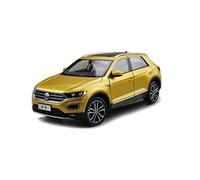 XGFFBAGB 1:18 Per FAW T-ROC Diecast Car Model Giocattoli Regalo Collezione Hobby(Gold,With box)