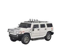 XGFFBAGB 1:18 Per H2 Highway 61 SUV In Lega Pressofusa In Metallo Giocattolo Fuoristrada Modello Di Auto Regalo(White,With box)