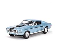 XGFFBAGB 1:18 Per Mustang GT Sports Car Statico Die Cast Veicoli Modello Di Auto Giocattoli Da Collezione(Blue,No box)