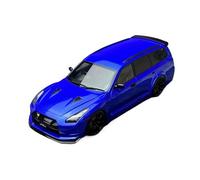 XGFFBAGB 1:18 Per STAGEA GTR R35 Travel Edition Modello Di Auto Decorazione Statica Collezione Regali(Blue,No box)