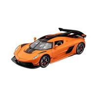 XGFFBAGB 1:22 Per Jesko Sports Car Model Toys Pressofuso In Metallo Musica Leggera Tirare Indietro Modelli Collezione Regalo Di Veicoli Da Corsa(Orange,With box)