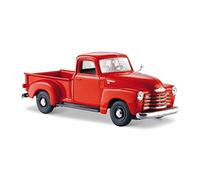XGFFBAGB 1:24 1950 Per Chevrolet3100 Pickup Statico Die Cast Veicoli Da Collezione Modello Di Auto Giocattoli(Red,No box)