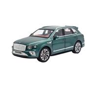 XGFFBAGB 1:24 Per Bentayga SUV Lega Pressofusa Modello Di Auto Giocattolo In Metallo Suono E Luce Collezione Regalo(Green,With box)