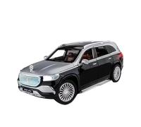 XGFFBAGB 1/24 Per GLS-Class GLS600 SUV In Lega Pressofusa Modello Di Auto Giocattolo In Metallo Da Collezione Con Suoni E Luci, Regali(Silver,No box)